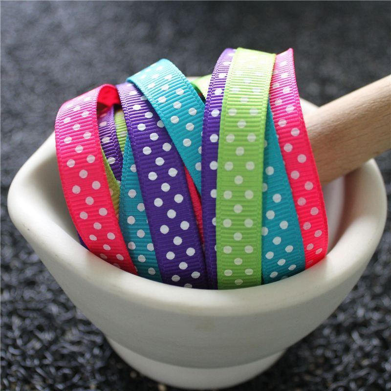 Swiss Dot Grosgrain